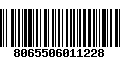 Código de Barras 8065506011228