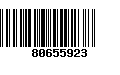 Código de Barras 80655923