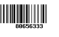 Código de Barras 80656333