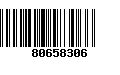 Código de Barras 80658306