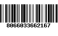 Código de Barras 8066033662167