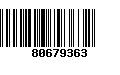 Código de Barras 80679363