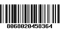 Código de Barras 8068020458364