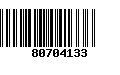 Código de Barras 80704133