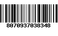 Código de Barras 8070937038348