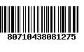 Código de Barras 80710438081275