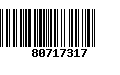 Código de Barras 80717317