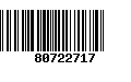 Código de Barras 80722717