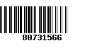 Código de Barras 80731566