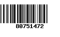 Código de Barras 80751472