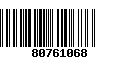 Código de Barras 80761068