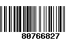 Código de Barras 80766827