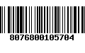 Código de Barras 8076800105704