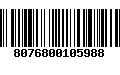 Código de Barras 8076800105988