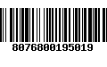 Código de Barras 8076800195019