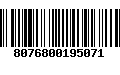 Código de Barras 8076800195071