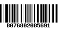 Código de Barras 8076802085691