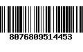 Código de Barras 8076809514453