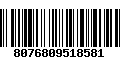 Código de Barras 8076809518581