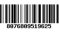 Código de Barras 8076809519625