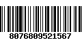 Código de Barras 8076809521567