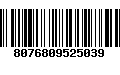 Código de Barras 8076809525039