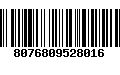 Código de Barras 8076809528016