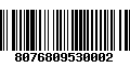 Código de Barras 8076809530002