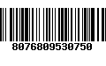 Código de Barras 8076809530750