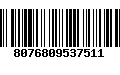 Código de Barras 8076809537511