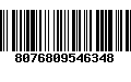 Código de Barras 8076809546348