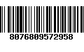 Código de Barras 8076809572958