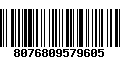 Código de Barras 8076809579605