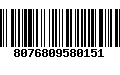 Código de Barras 8076809580151