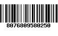 Código de Barras 8076809580250