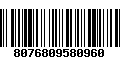 Código de Barras 8076809580960