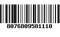 Código de Barras 8076809581110