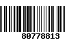 Código de Barras 80778813