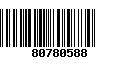 Código de Barras 80780588