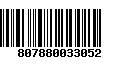 Código de Barras 807880033052