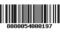 Código de Barras 8080054000197