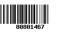 Código de Barras 80801467