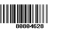 Código de Barras 80804628