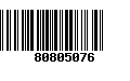 Código de Barras 80805076