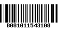 Código de Barras 8081011543108