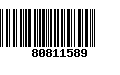 Código de Barras 80811589