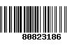 Código de Barras 80823186