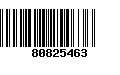 Código de Barras 80825463