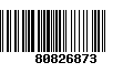 Código de Barras 80826873