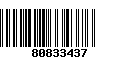 Código de Barras 80833437